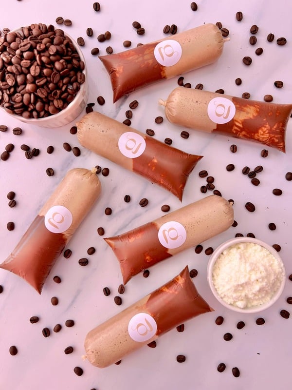 Geladinho gourmet sabor Cappuccino