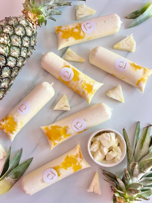 Geladinho gourmet sabor Abacaxi