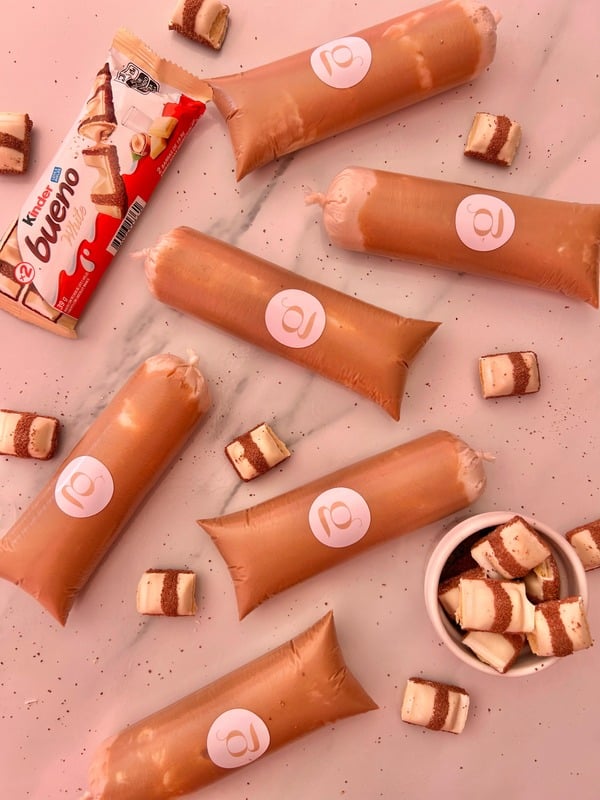 Geladinho gourmet sabor Kinder