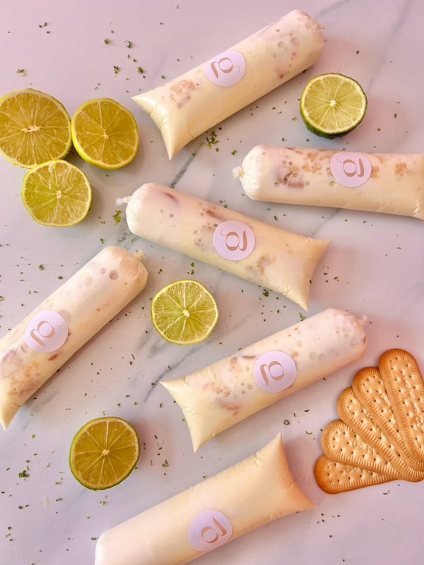 Geladinho gourmet sabor Torta de Limão