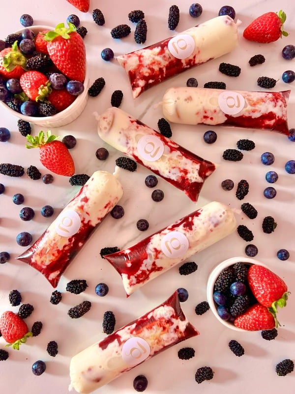 Geladinho gourmet sabor Frutas Vermelhas