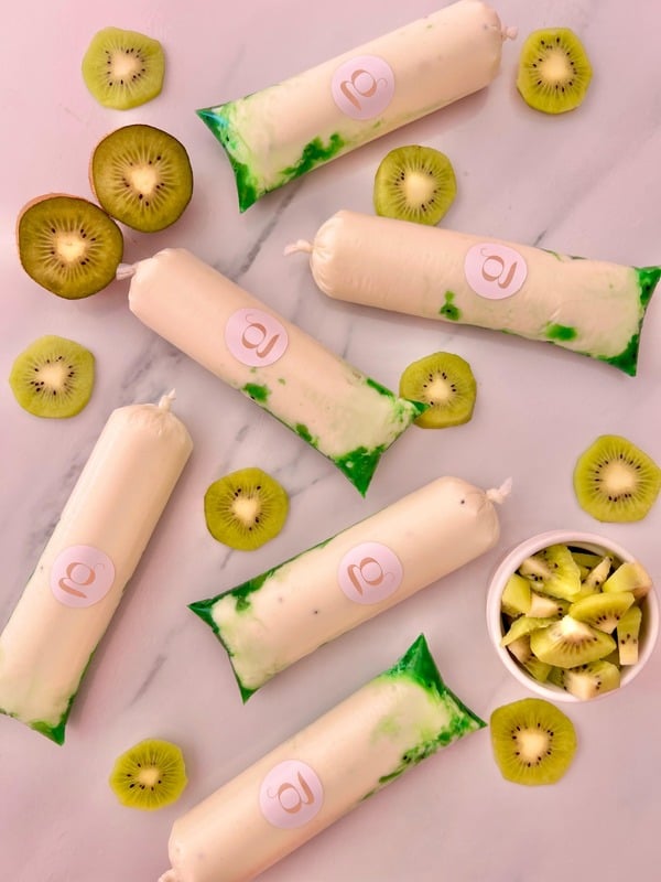 Geladinho gourmet sabor Kiwi