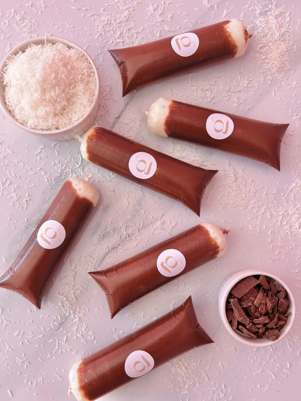 Geladinho gourmet sabor Chocolatudo