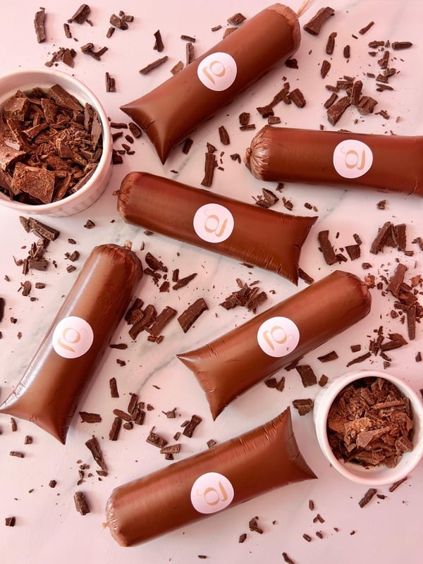 Geladinho gourmet sabor Prestígio
