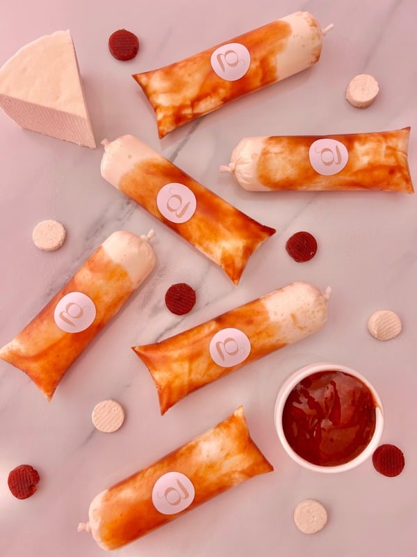 Geladinho gourmet sabor Romeu e Julieta