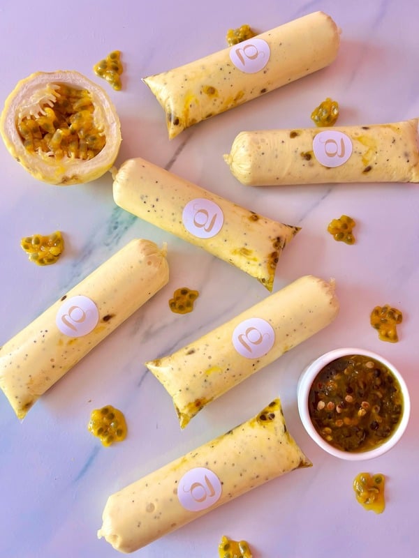 Geladinho gourmet sabor Leite Ninho